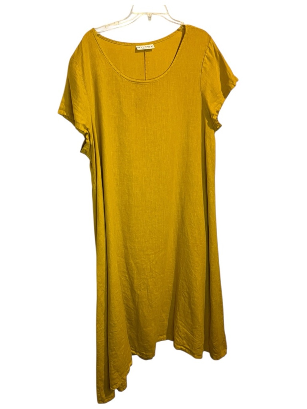 Bryn Walker linen golden Yellow Midi Dress